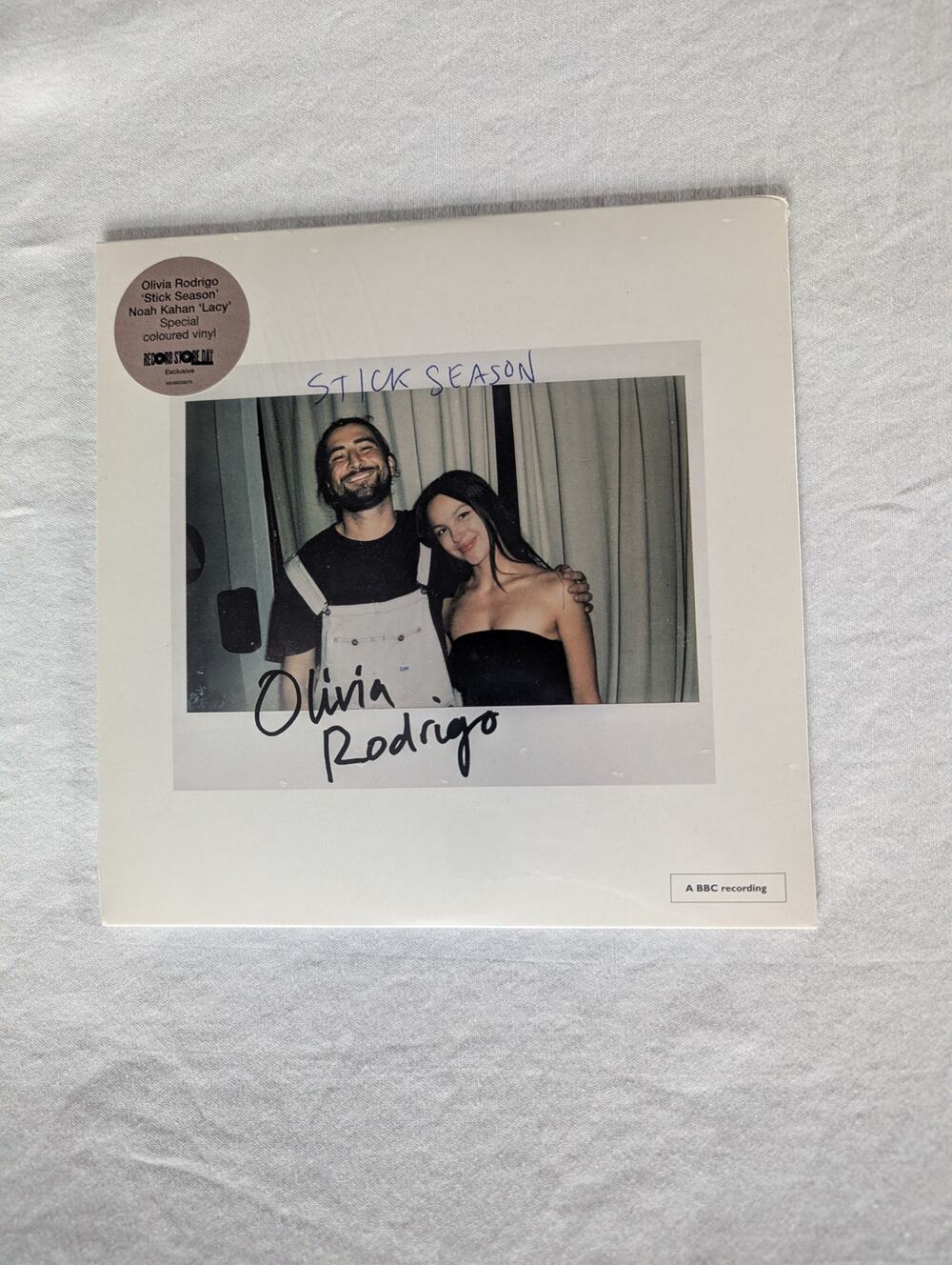 Olivia Rodrigo Noah Kahan 7" Vinyl Record Store Day Stick Season Lacy Sealed New